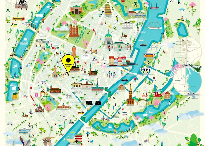 Spacious On Lively & Vibrant Street Apartment Copenhagen